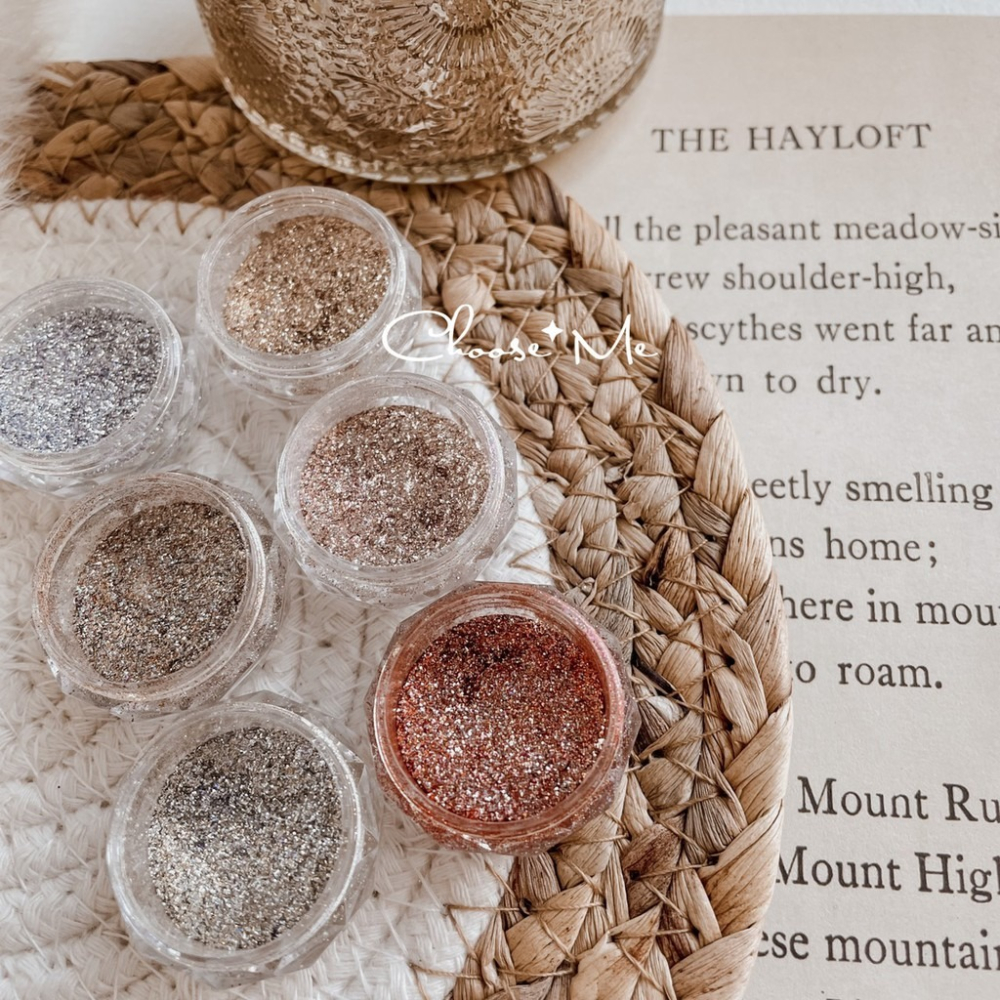 日系銀河細緻閃粉【美甲素材 美甲工具 閃粉 細緻 質感 高閃度】(閃粉A)-細節圖2