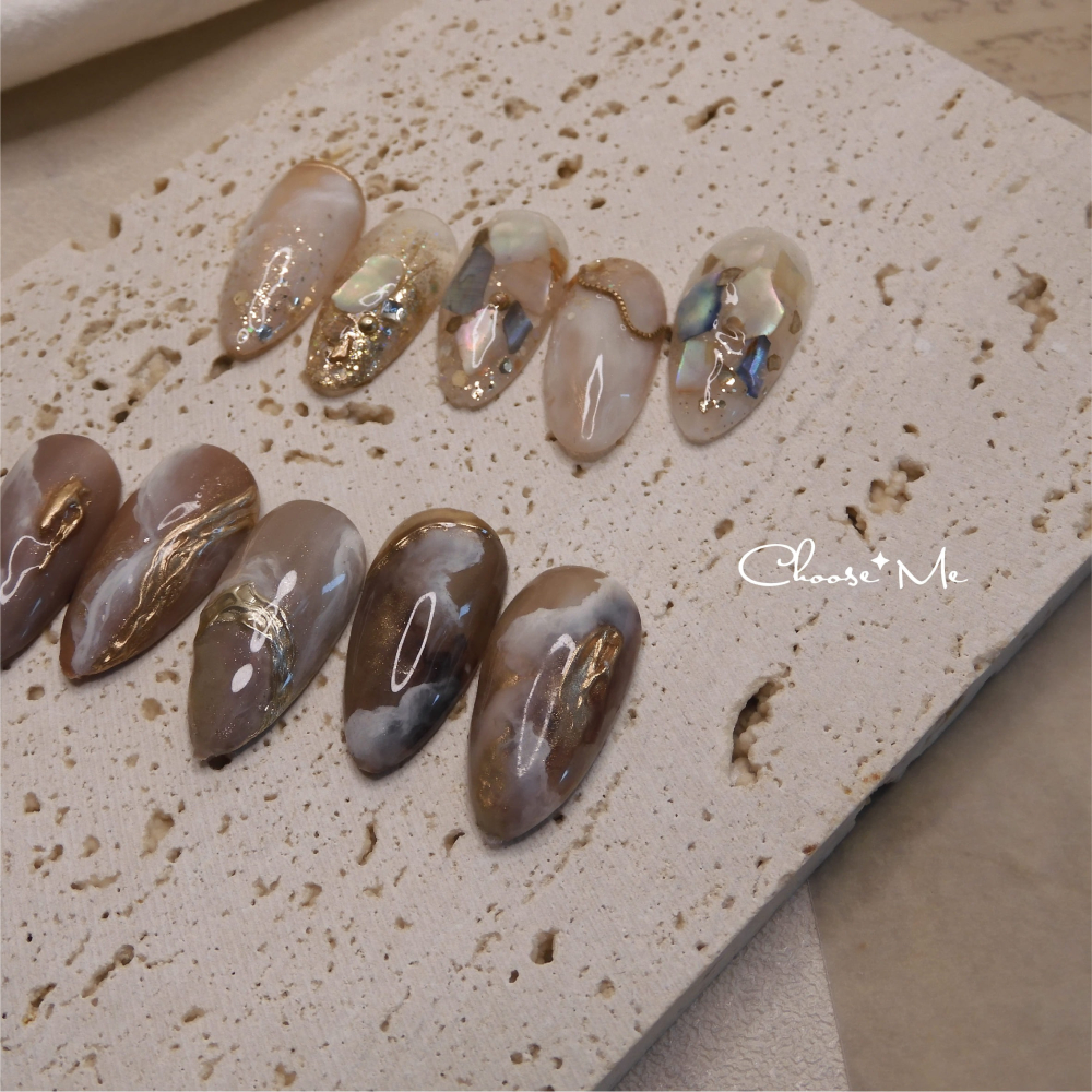 自然質感原石拍照道具/多款可選【Tata同款 美甲工具 美甲 拍照 攝影 道具 質感 復古 美甲拍照】-細節圖8