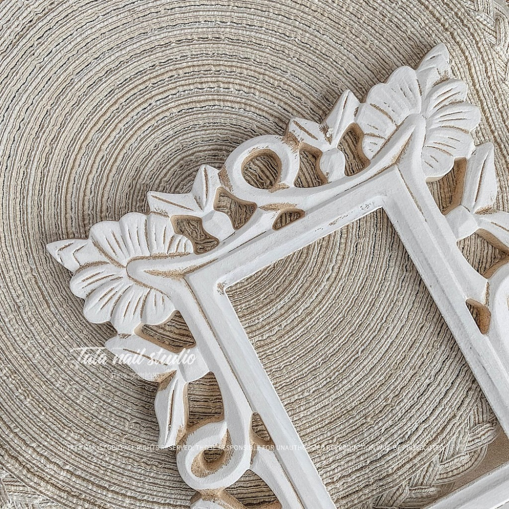 復古巴洛克仿石膏框架【Tata同款 美甲拍照 美甲 拍照 攝影 擺飾 相框 美甲擺飾】-細節圖7