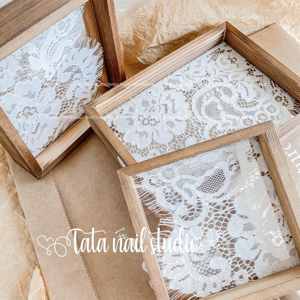 質感古典蕾絲相框/3款可選【Tata同款 日系 攝影 拍照 道具 美甲拍照 復古 質感】-細節圖3
