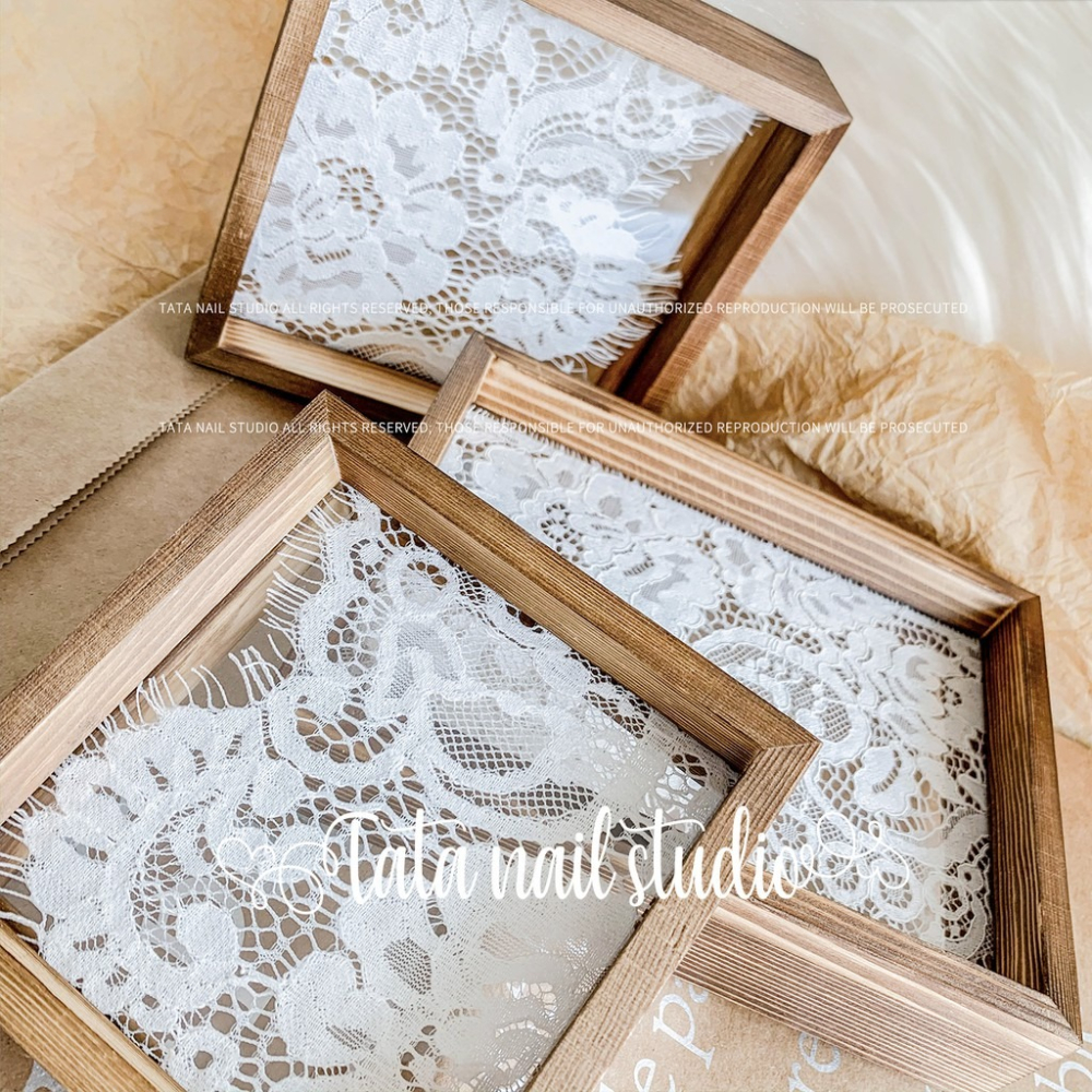 質感古典蕾絲相框/3款可選【Tata同款 日系 攝影 拍照 道具 美甲拍照 復古 質感】-細節圖4