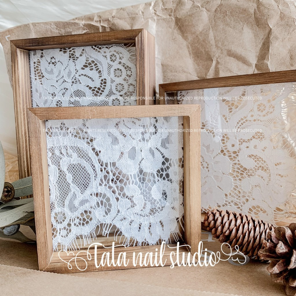 質感古典蕾絲相框/3款可選【Tata同款 日系 攝影 拍照 道具 美甲拍照 復古 質感】-細節圖5