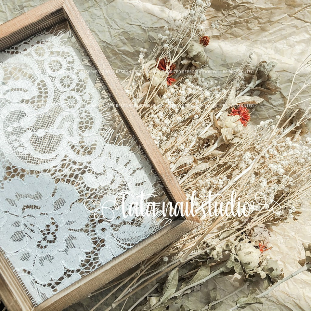 質感古典蕾絲相框/3款可選【Tata同款 日系 攝影 拍照 道具 美甲拍照 復古 質感】-細節圖6