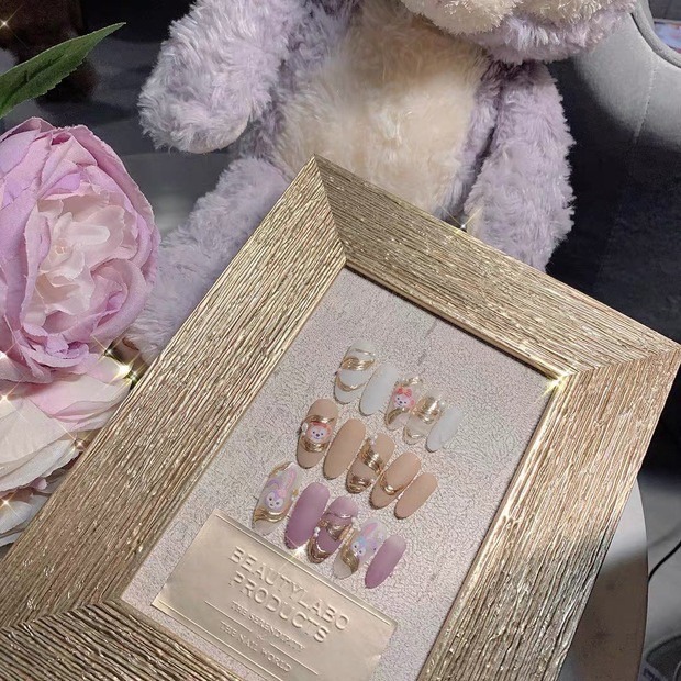 復古巴洛克風美甲展示框/多款可選【Tata同款 美甲拍照 美甲擺設 拍照 攝影 道具 展示框 背景板 美甲】-細節圖4