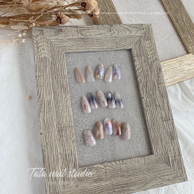 復古巴洛克風美甲展示框/多款可選【Tata同款 美甲拍照 美甲擺設 拍照 攝影 道具 展示框 背景板 美甲】-細節圖6