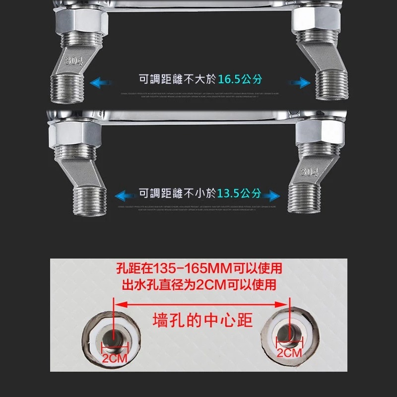 【台灣直寄】淋浴套裝 全銅瀑布水龍頭 浴缸水龍頭 瀑布龍頭（雙出水模式）-細節圖4