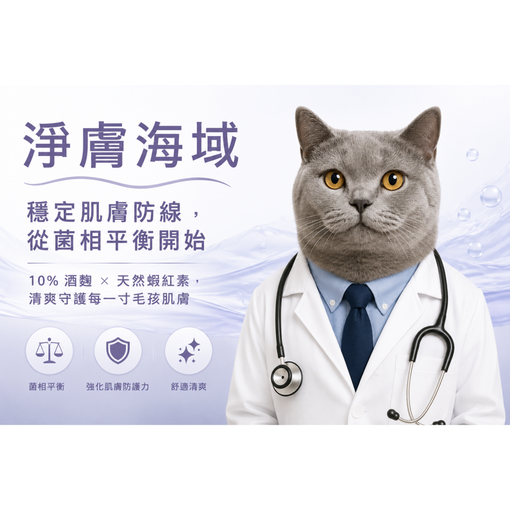 【毛球船長】淨膚海域 皮膚保健 異位皮膚  適口性佳 犬貓適用 寵物保健品-細節圖3