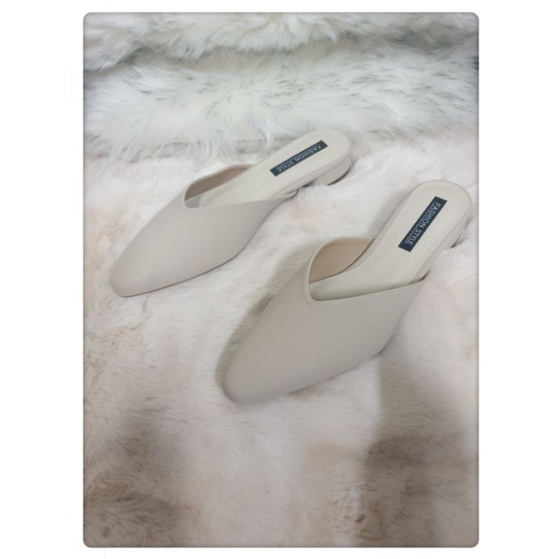 現貨 MIT尖頭霧面軟皮低跟穆勒鞋半拖鞋-細節圖6