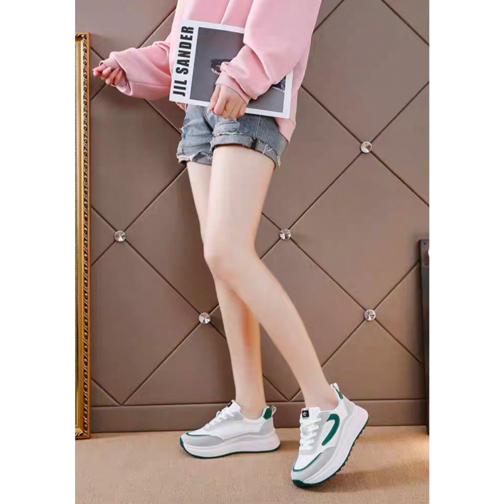 拼色✔️百搭厚底阿甘鞋休閒運動鞋-細節圖4