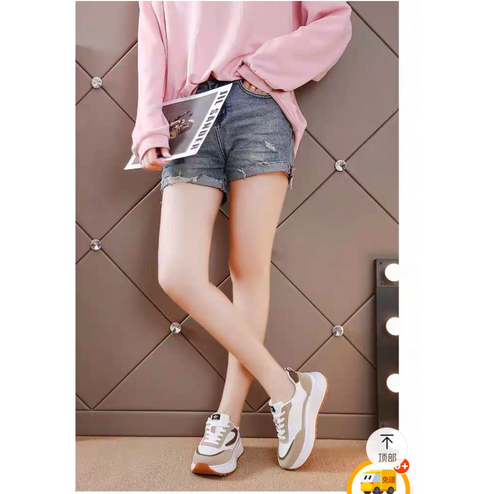 拼色✔️百搭厚底阿甘鞋休閒運動鞋-細節圖5