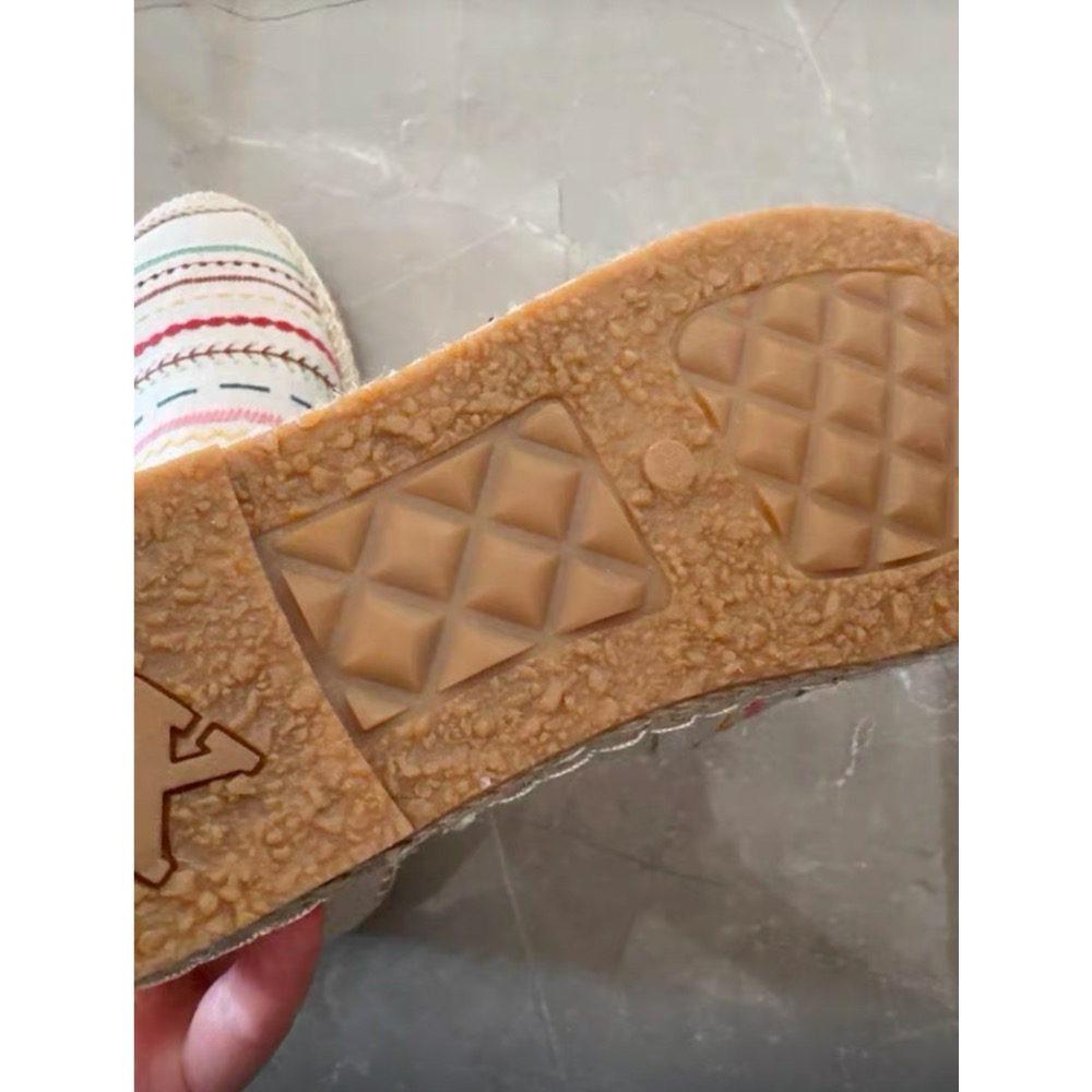 繡花雛菊🌼手工亞麻平底防滑漁夫鞋 帆布鞋-細節圖10