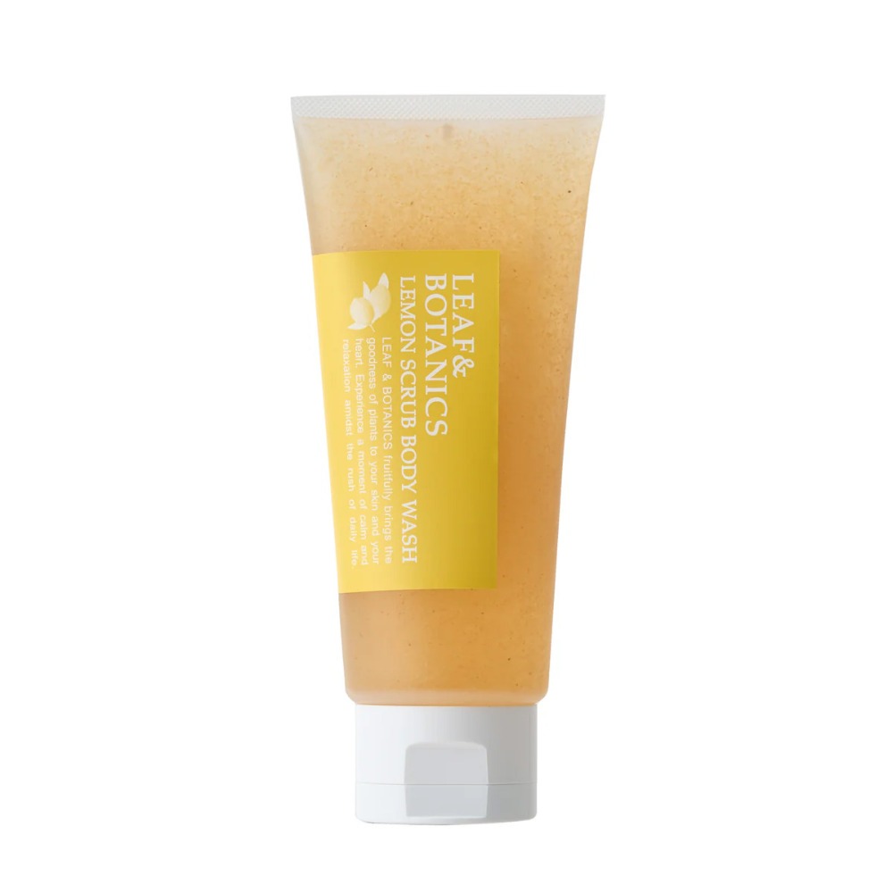 ✨春夏限定✨【松山油脂】Leaf & Botanics 檸檬系列、檸檬磨砂洗手液、磨砂沐浴露、護手凝膠、檸檬植物皂-規格圖4