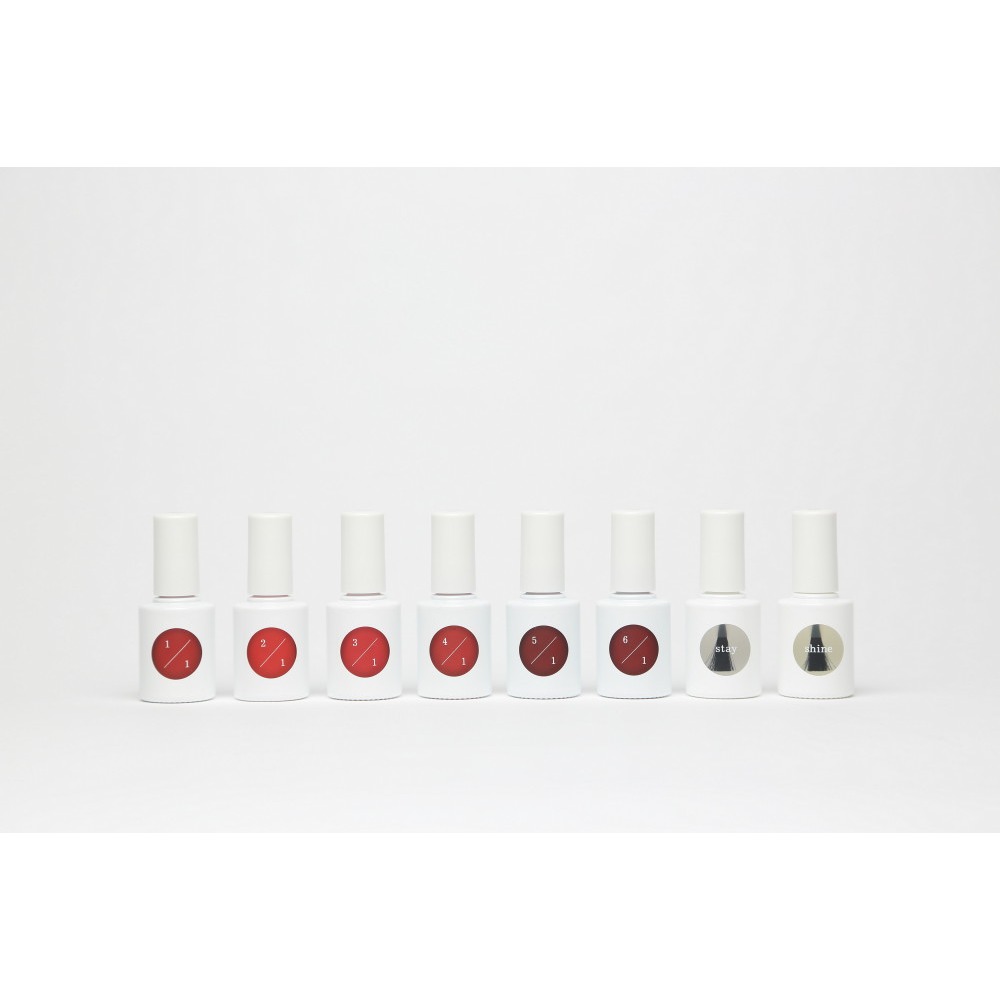 【uka】紅色系 指甲油 1/1 2/1 經典紅 酒紅 紫紅 橘紅 珍珠紅-細節圖4