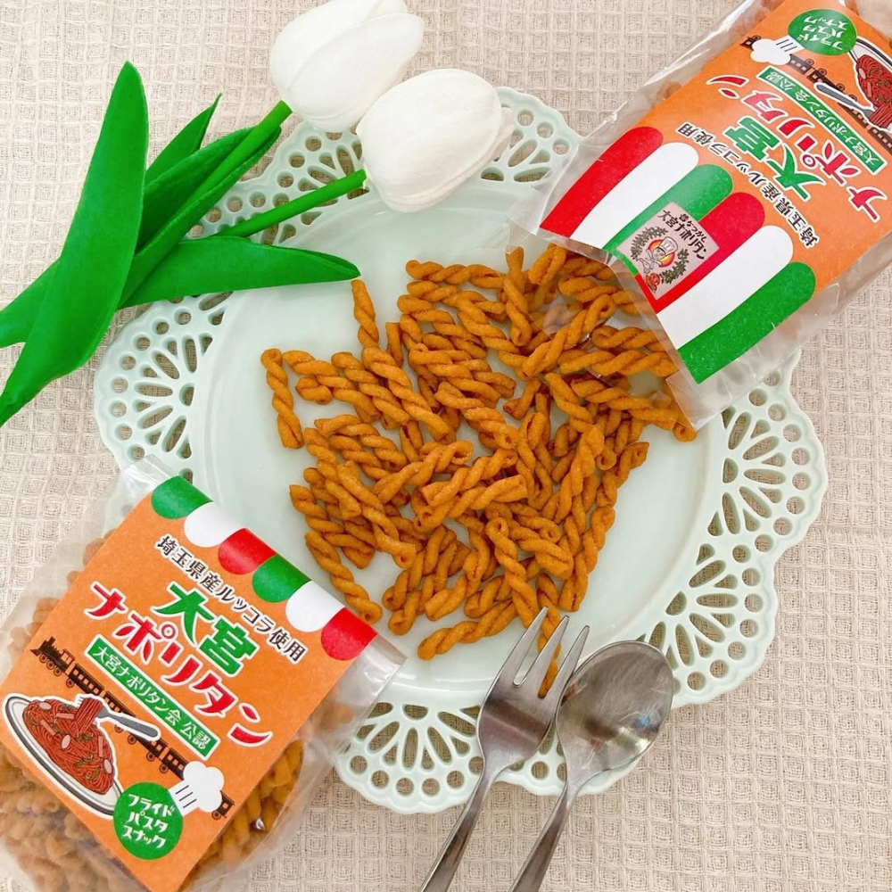 Pasta snack｜炸螺旋義大利麵餅乾🌟大宮拿坡里義麵口味、三州總本舖-細節圖2