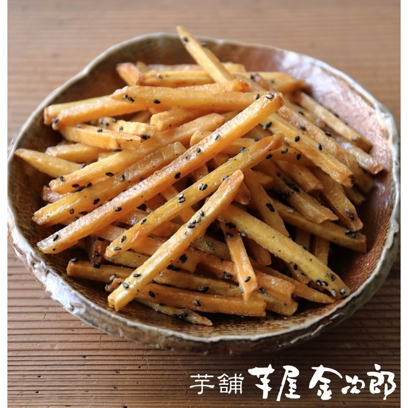 芋屋金次郎｜蜜糖地瓜條、地瓜片🌟原味、鹽味、黑胡麻（芝麻）-細節圖3