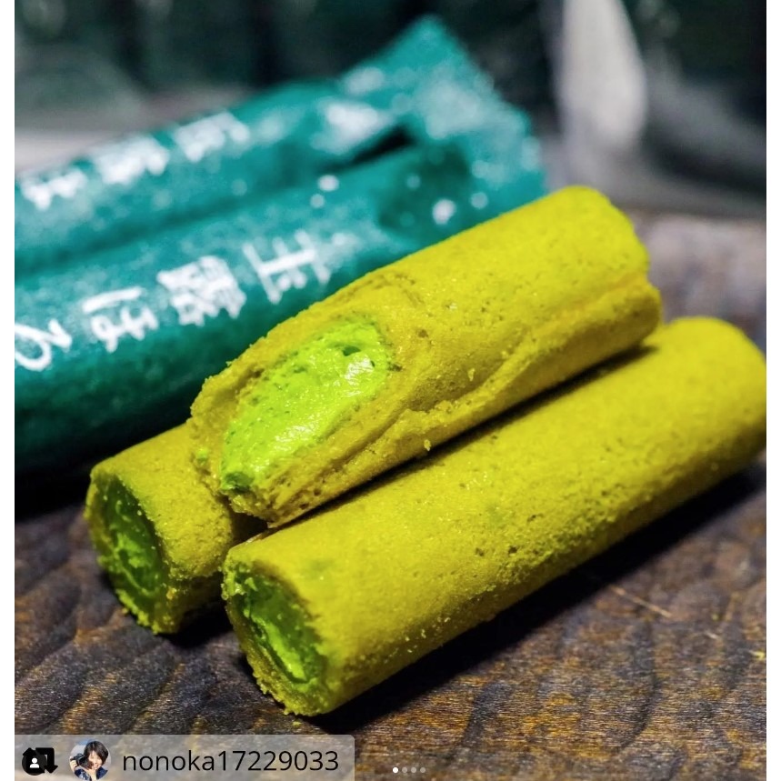 星野製茶園🌟茶餅乾｜八女玉露奶油捲、焙茶奶油卷-細節圖3