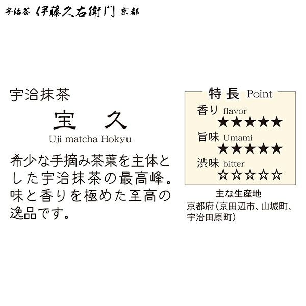 伊藤久右衛門🌟無糖抹茶粉｜宇治みどり、清壽の森、碾上、壽久、寶久-細節圖7