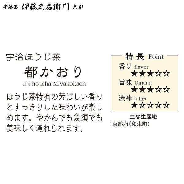 伊藤久右衛門🌟宇治焙茶｜寶香焙茶、都香焙茶-細節圖2