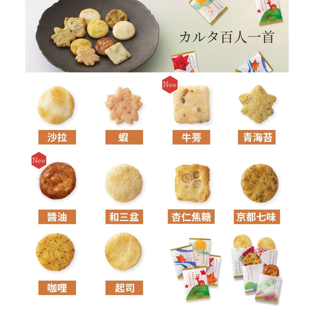 小倉山莊🌟百人一首｜米菓禮盒、仙貝禮盒、京都知名仙貝、中秋送禮鐵盒、過年送禮-細節圖3