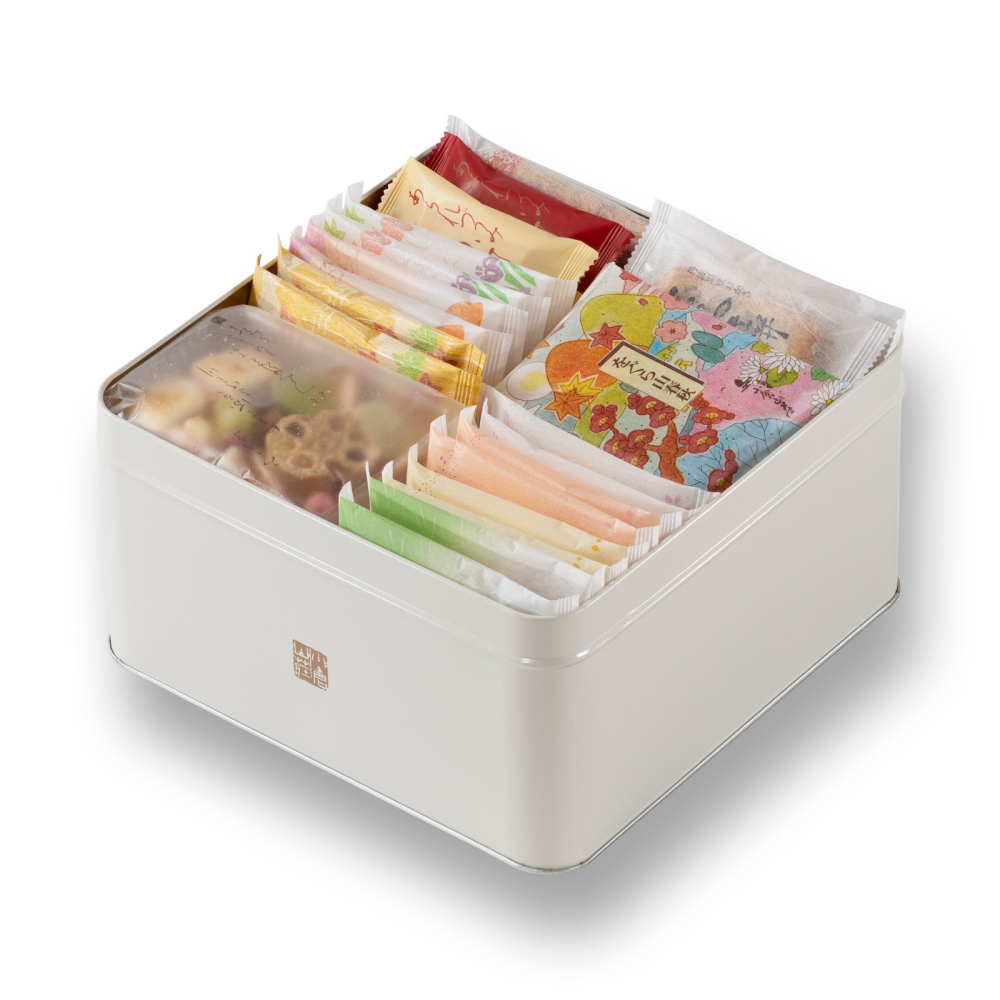 ［3~9月限定］小倉山莊🌟香具山｜米菓禮盒、仙貝禮盒、京都知名仙貝、中秋送禮鐵盒、過年送禮-細節圖5