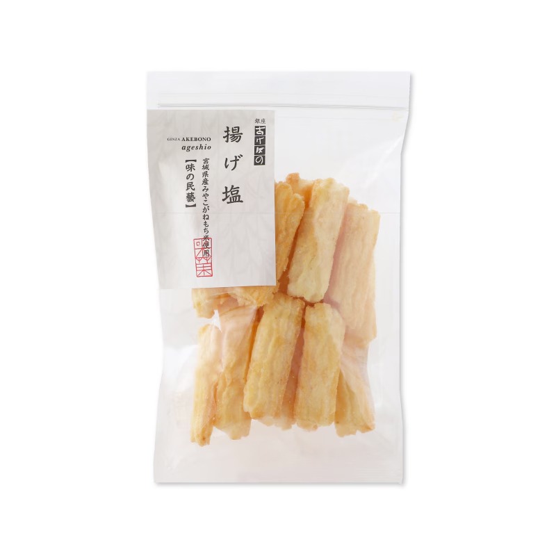 銀座あけぼの🌟揚げ醤油、揚げ塩｜袋裝米菓、油炸米果、醬油米果、高湯米果-細節圖2
