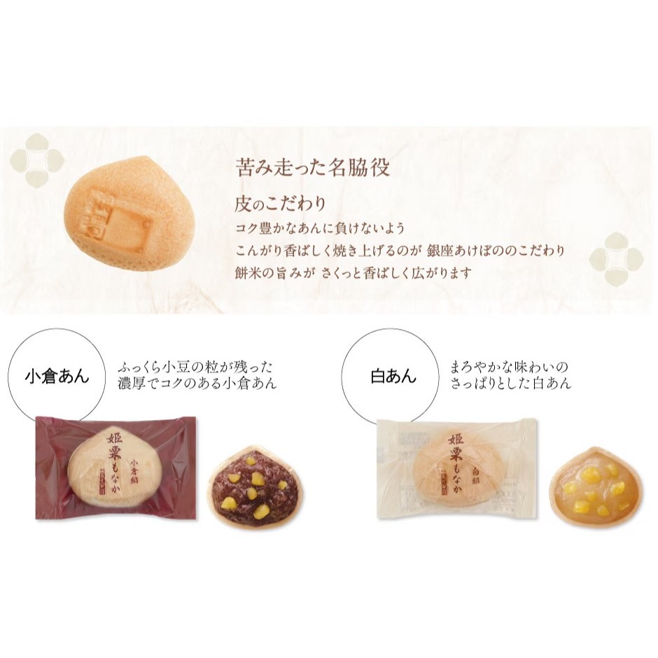 銀座あけぼの🌟賞味短🌟栗姬最中｜紅豆最中、栗子最中、栗子甜點-細節圖3