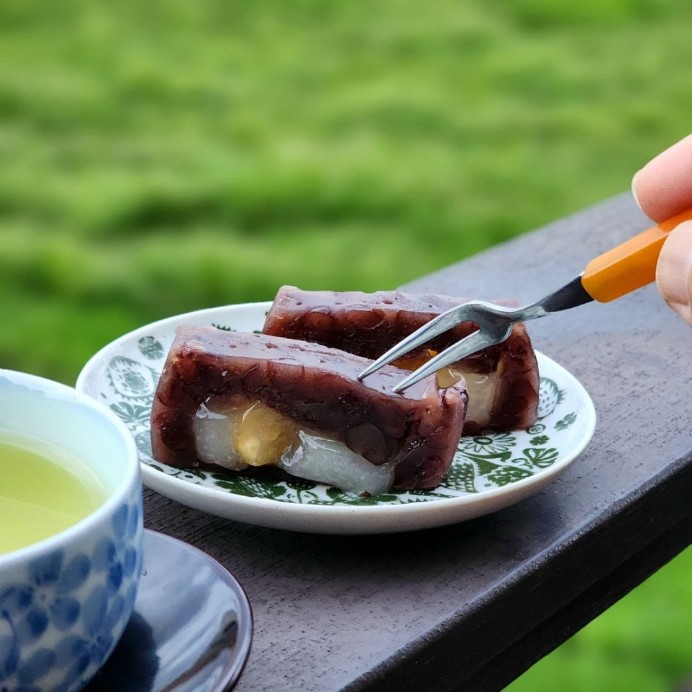 叶匠壽庵🌟あも｜栗子阿莫、三越百貨限定、紅豆麻糬羊羹、栗子羊羹、紅豆求肥-細節圖5