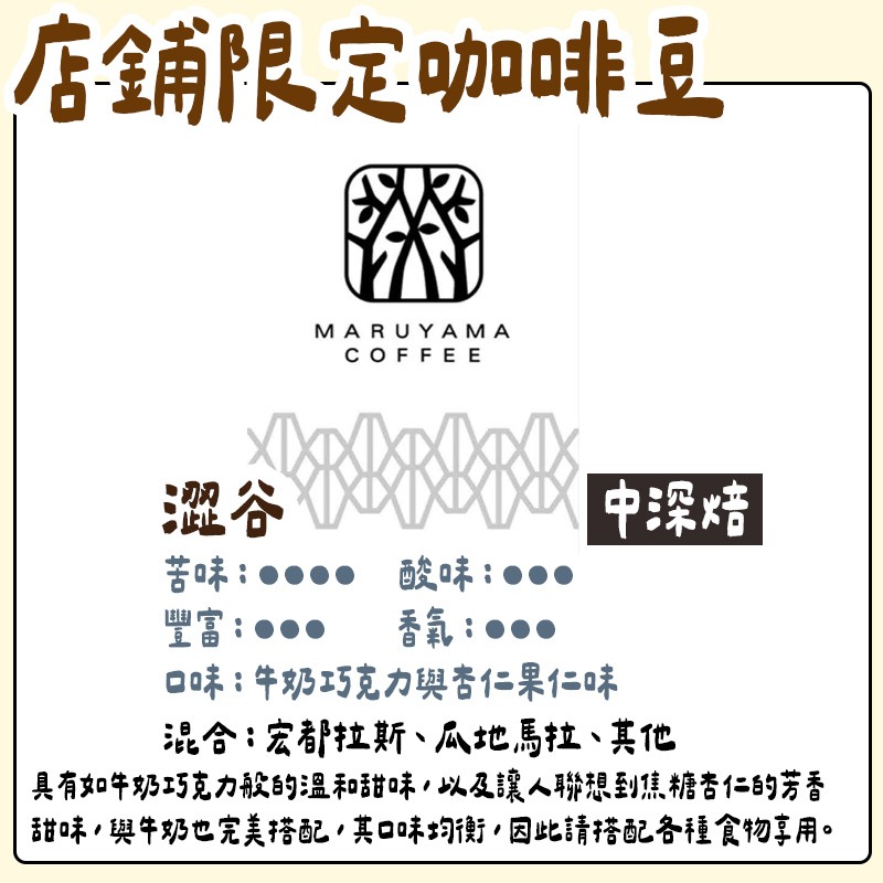 丸山咖啡🌟店鋪限定咖啡豆｜輕井澤、小諸店、榆樹小鎮、八岳店、尾山台、本店限定1991-規格圖5