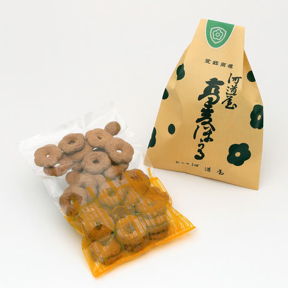 總本家河道屋🌟小花蕎麥餅乾｜150g袋裝、京都百年老店-細節圖3