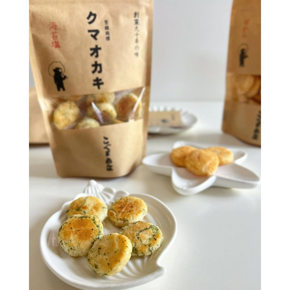 ［9月團限定］大阪小熊商店🌟熊米餅｜手工米餅、甜辣味、雞翅、柚子胡椒、芥末味、海苔鹽、梅子味、米餅禮盒-細節圖2
