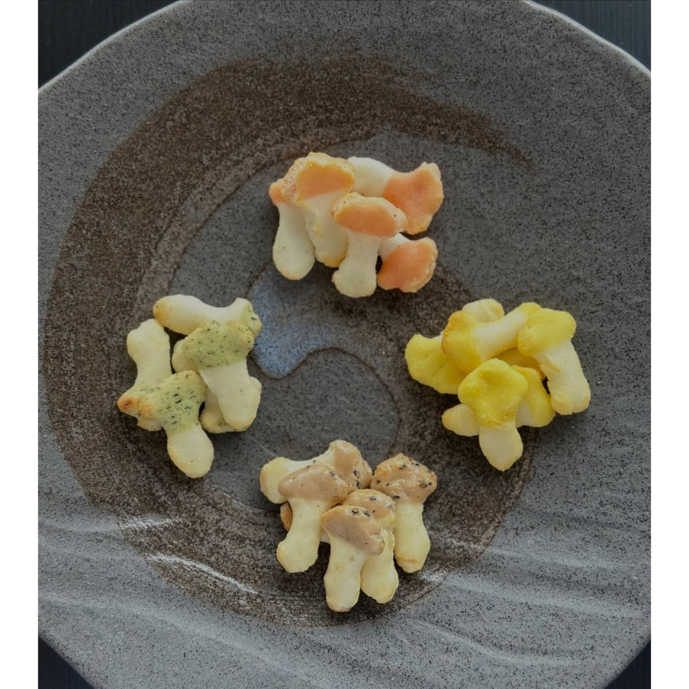 ［9月團限定］大阪小熊商店🌟熊蘑菇造型米餅｜松茸味、玉米濃湯、青海苔、梅子-細節圖3