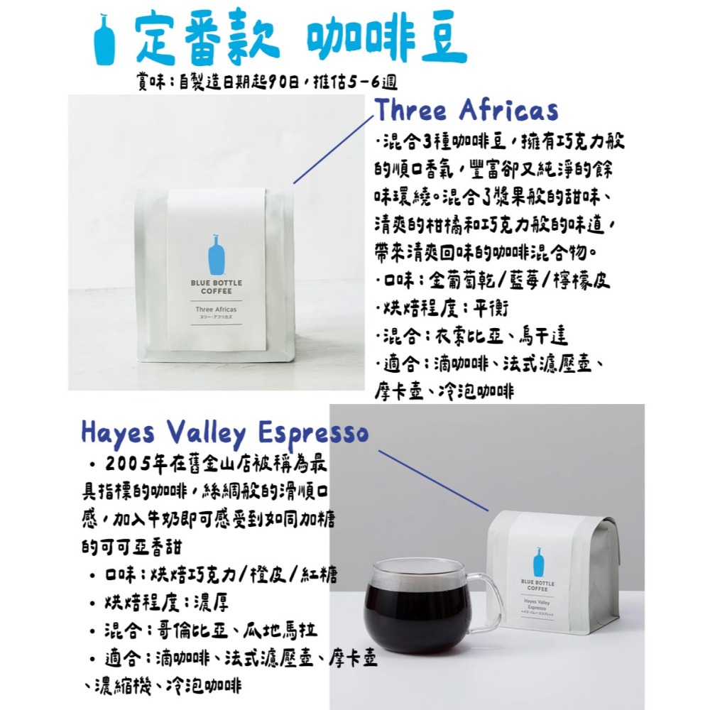 藍瓶咖啡🌟定番咖啡豆｜200g、Bella Donovan、Three Africas、BRIGHT風味豆-細節圖3