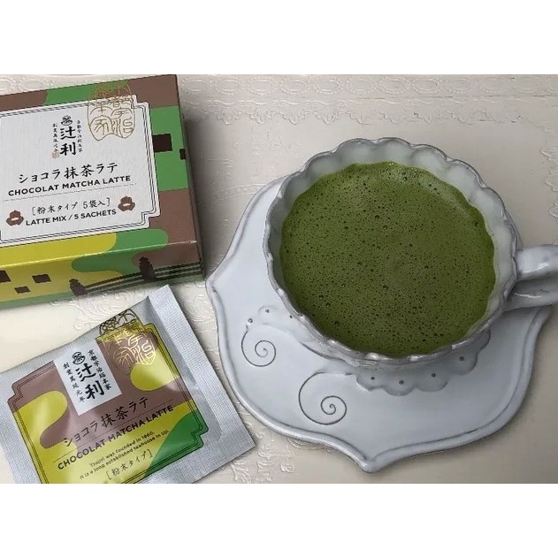 宇治總本家辻利🌟即溶拿鐵粉｜濃抹茶拿鐵粉、焙茶拿鐵粉、奶油抹茶拿鐵、巧克力抹茶拿鐵-細節圖5