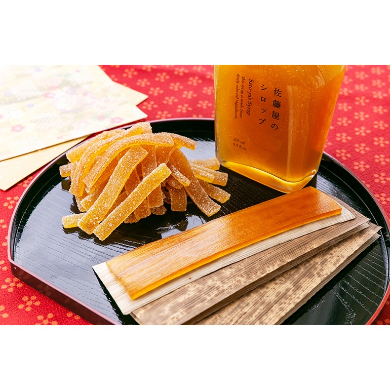 佐藤屋🌟梅子點心｜梅砂糖條、竹葉梅片、梅干凍、梅陣雨、山形百年老舖-細節圖3
