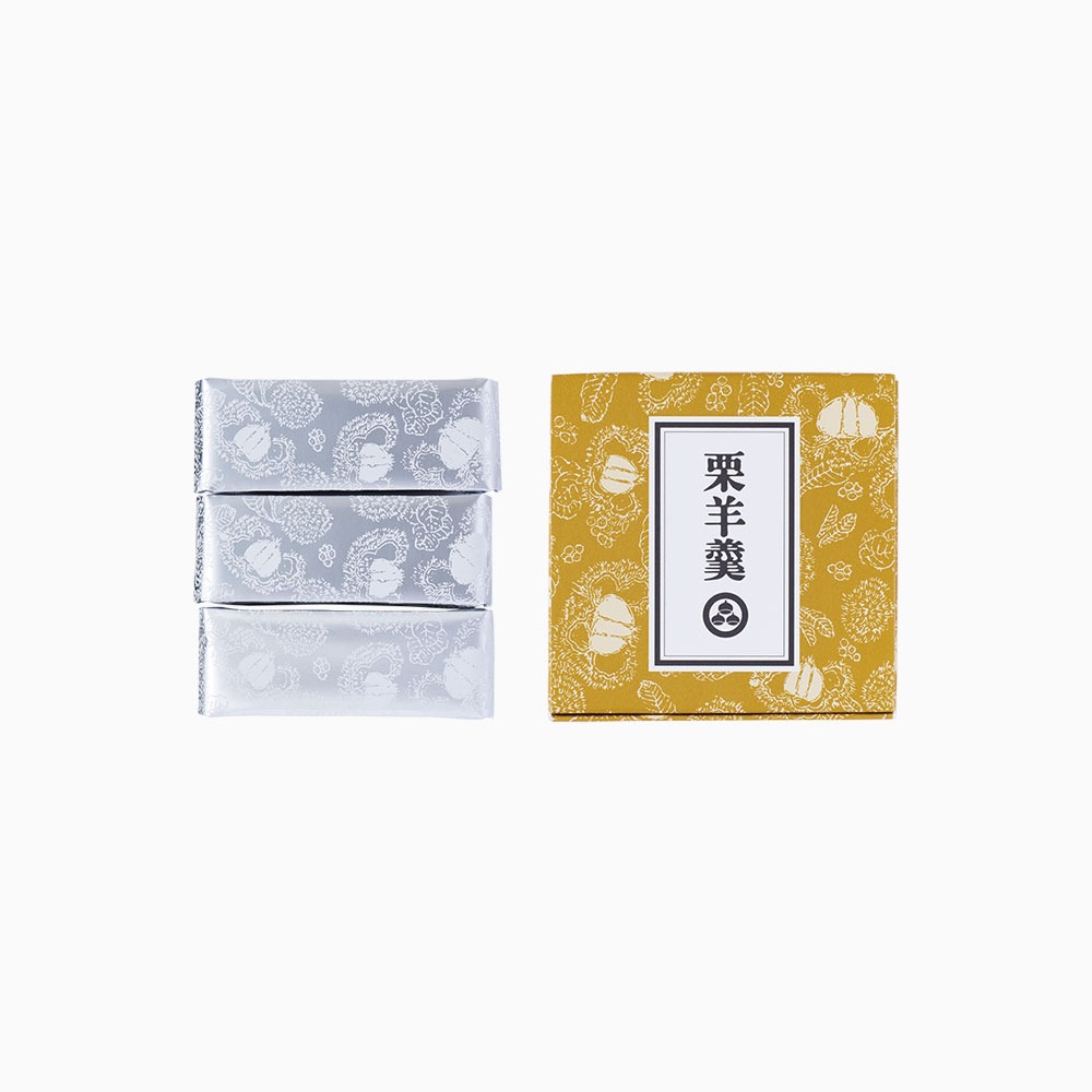 無顆粒小型羊羹3本