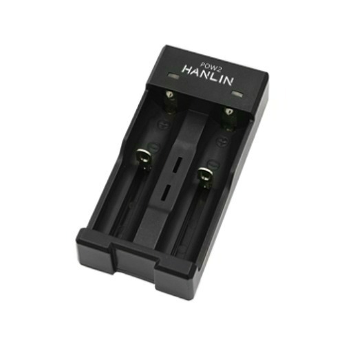 HANLIN 雙槽充電電池充電器 USB充電器 18650 16340 14500 鋰電池 充電座 電池盒 收納盒