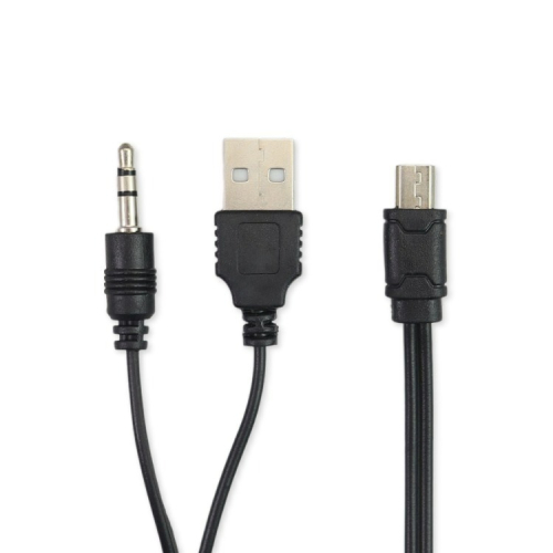 Mini USB 二合一音源線 適用 喇叭線 音響音箱線 音頻線 AUX充電線