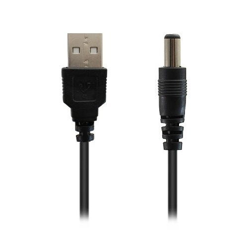 USB 轉 DC 5.5mm 圓頭充電線 100cm 適用 LED燈 USB風扇 音箱線 5.5 mm 適用