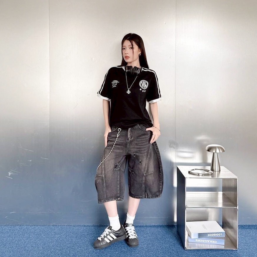 Jone.倒裝口袋七分彎刀褲-細節圖8