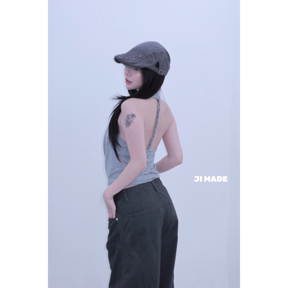 July.盪領繞脖美背背心-細節圖9