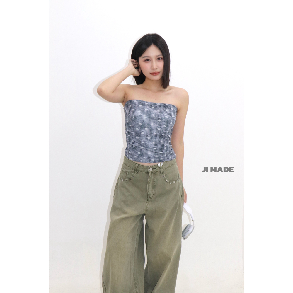 July.星星網紗胸墊背心-細節圖6