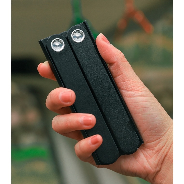 【小米粉】鋁合金摺疊衣架 多功能折疊衣架 曬衣夾 折疊衣架 收納衣架 輕便式 鋁合金 露營 登山 旅行 衣架-細節圖10