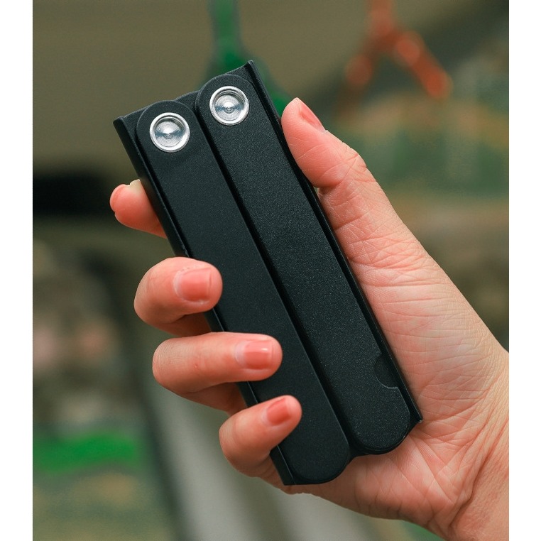 【小米粉】鋁合金摺疊衣架 多功能折疊衣架 曬衣夾 折疊衣架 收納衣架 輕便式 鋁合金 露營 登山 旅行 衣架-細節圖10