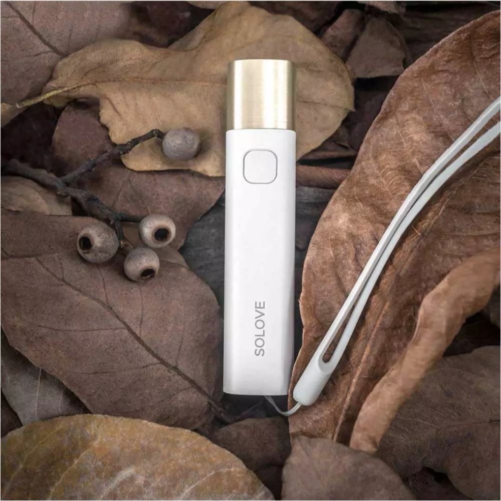 【小米粉】有品 SOLOVE 素樂隨身手電筒 行動電源 隨身手電筒 家用手電筒 出國手電筒 露營手電筒-細節圖6