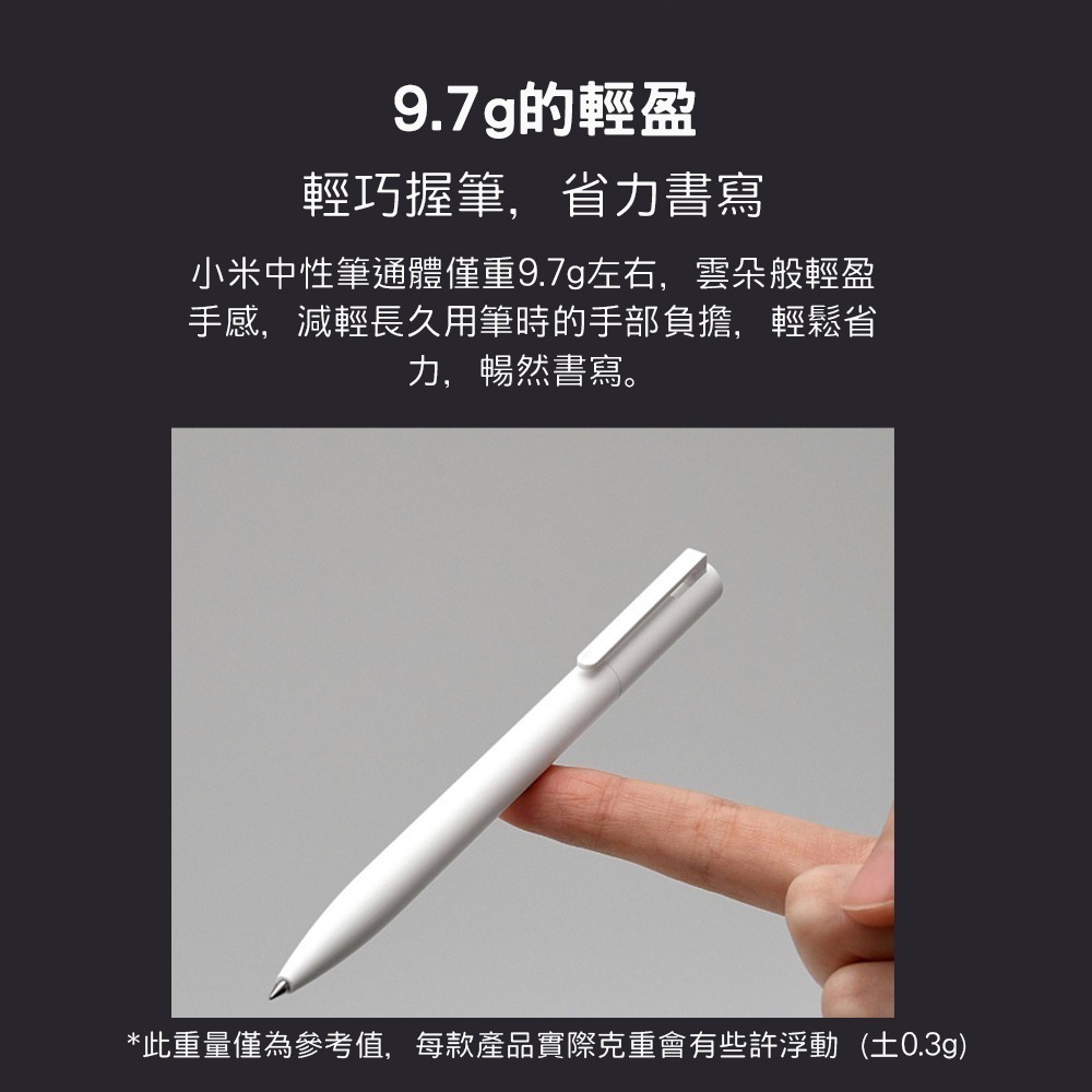 【小米粉】米家簽字筆 小米 小米簽字筆 中性筆 單支裝-細節圖6