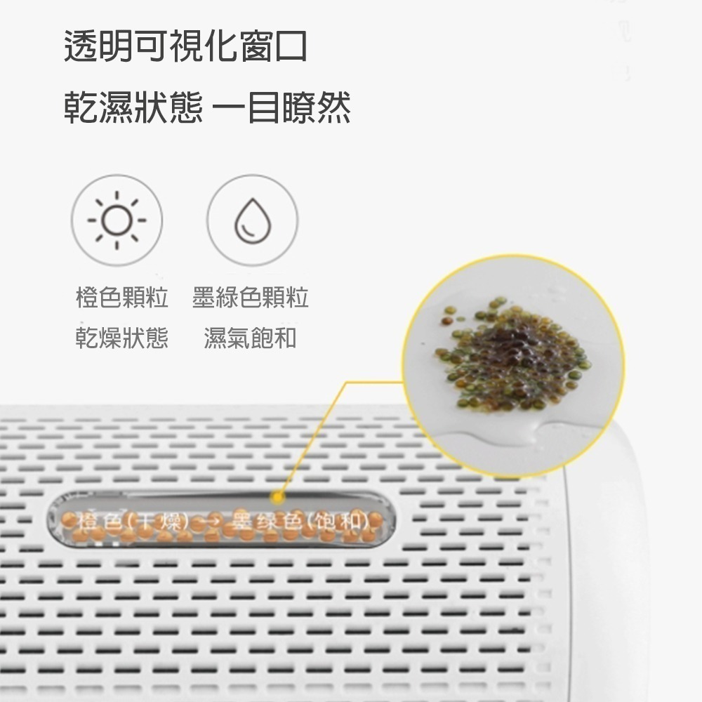 【小米粉】有品 德爾瑪 可循環 迷你除濕器 德爾瑪迷你除濕器 小型迷你除濕盒 除濕器 防潮 抽濕 去濕-細節圖8