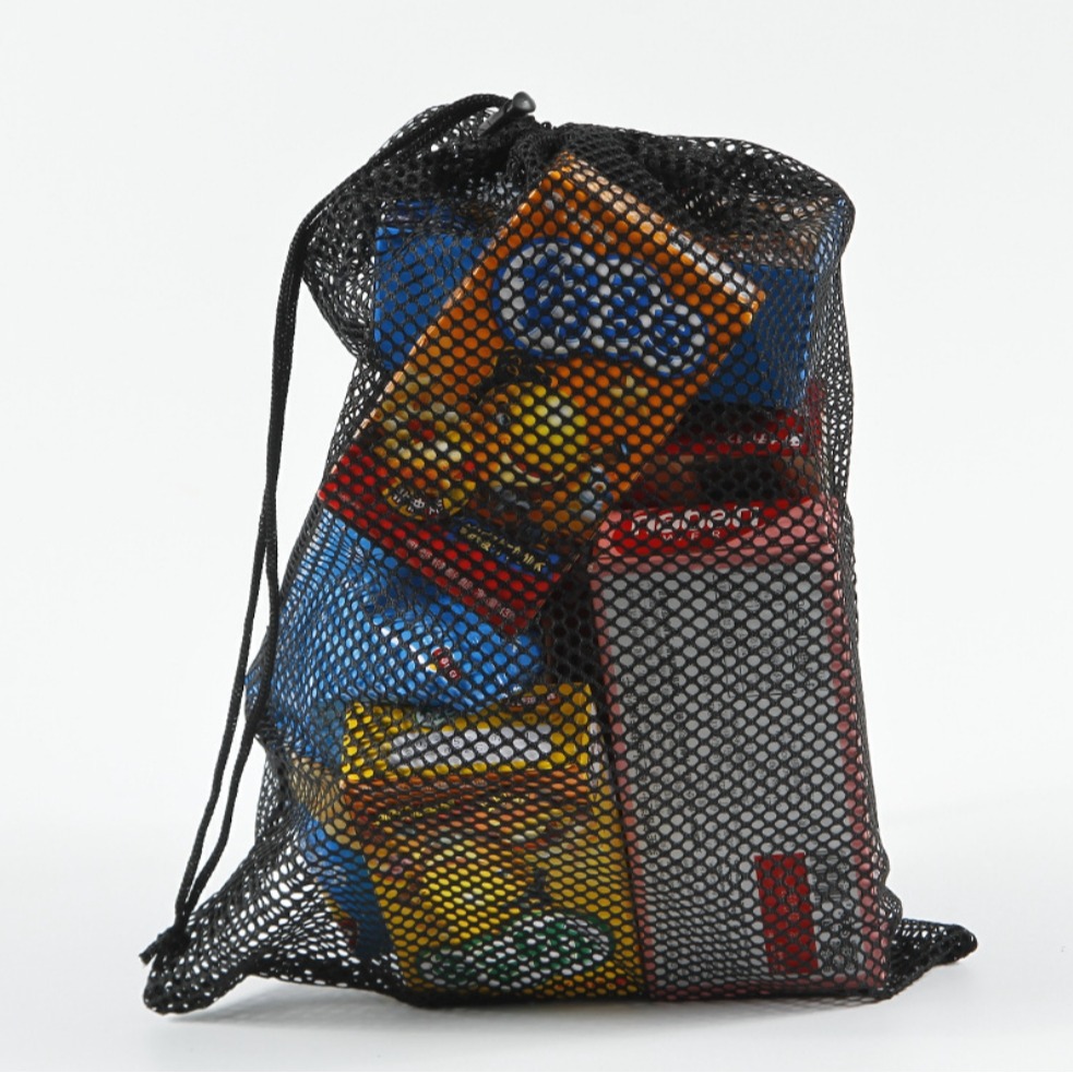 加厚網眼束口收納袋 收納網袋 網眼束口袋 束口收納袋 收納袋 旅行收納袋 網袋 網眼袋 束口袋 收納網袋-細節圖8