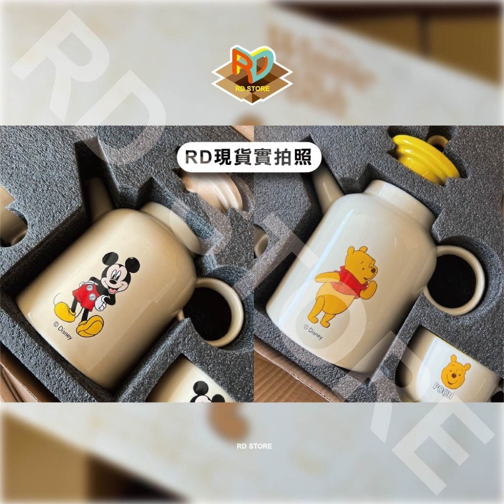 【現貨24H出貨】迪士尼茶壺組 陶瓷茶壺組 茶具組 茶杯 迪士尼餐具 兒童餐具 迪士尼 維尼 小熊維尼 米奇 米妮-細節圖7