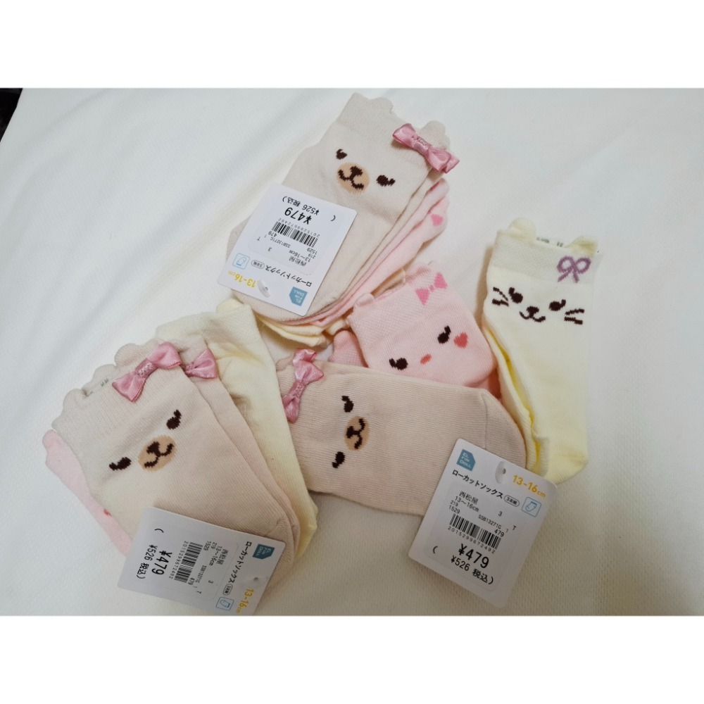 【現貨｜西松屋女童襪 3雙/組】-規格圖10