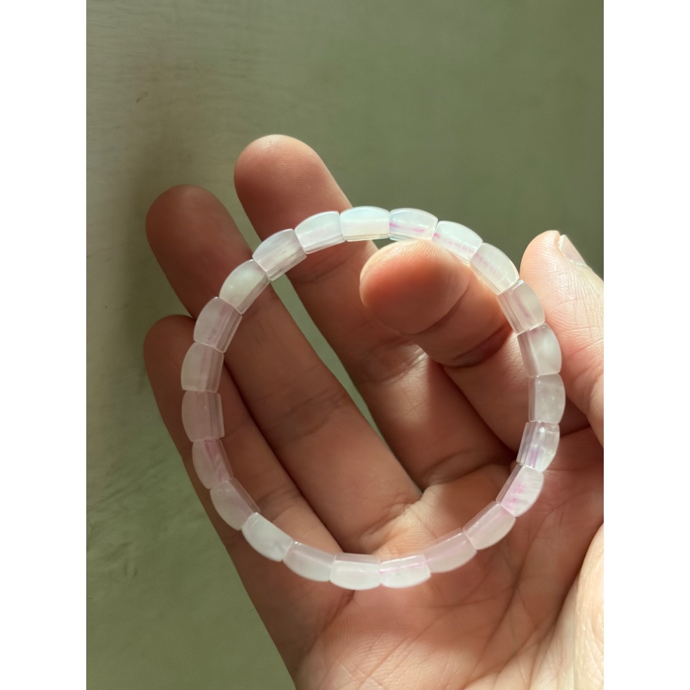 粉藍月光手排 小手圍15cm 12mm*5mm-細節圖3